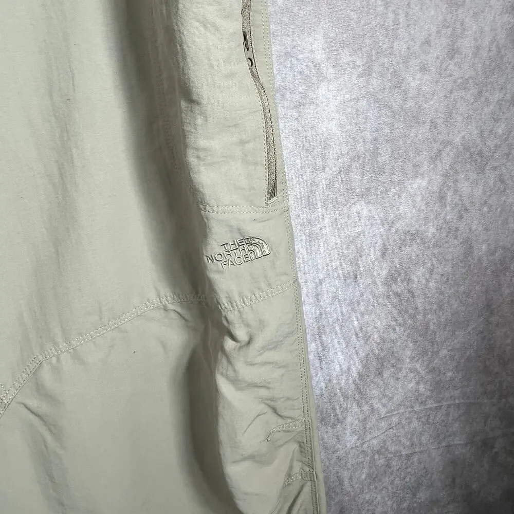The North Face Pants Mens Size 40 Beige Khaki Nylon Outdoor‎ Hiking Pockets